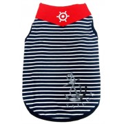 Happy Puppy Sailor Tanktop Blauw Gestreept Happy Puppy Sailor Tanktop Blauw Gestreept